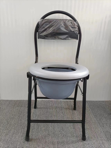 折りたたみ式粉体塗装鉄パイプ便器椅子